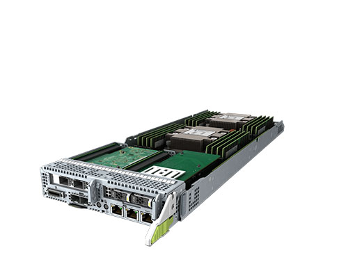 超聚变FusionServer XH321 V5 1U半宽双路服务器节点 产品图