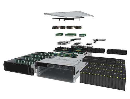 超聚变FusionServer 5298 V7 4U2路机架服务器 产品图